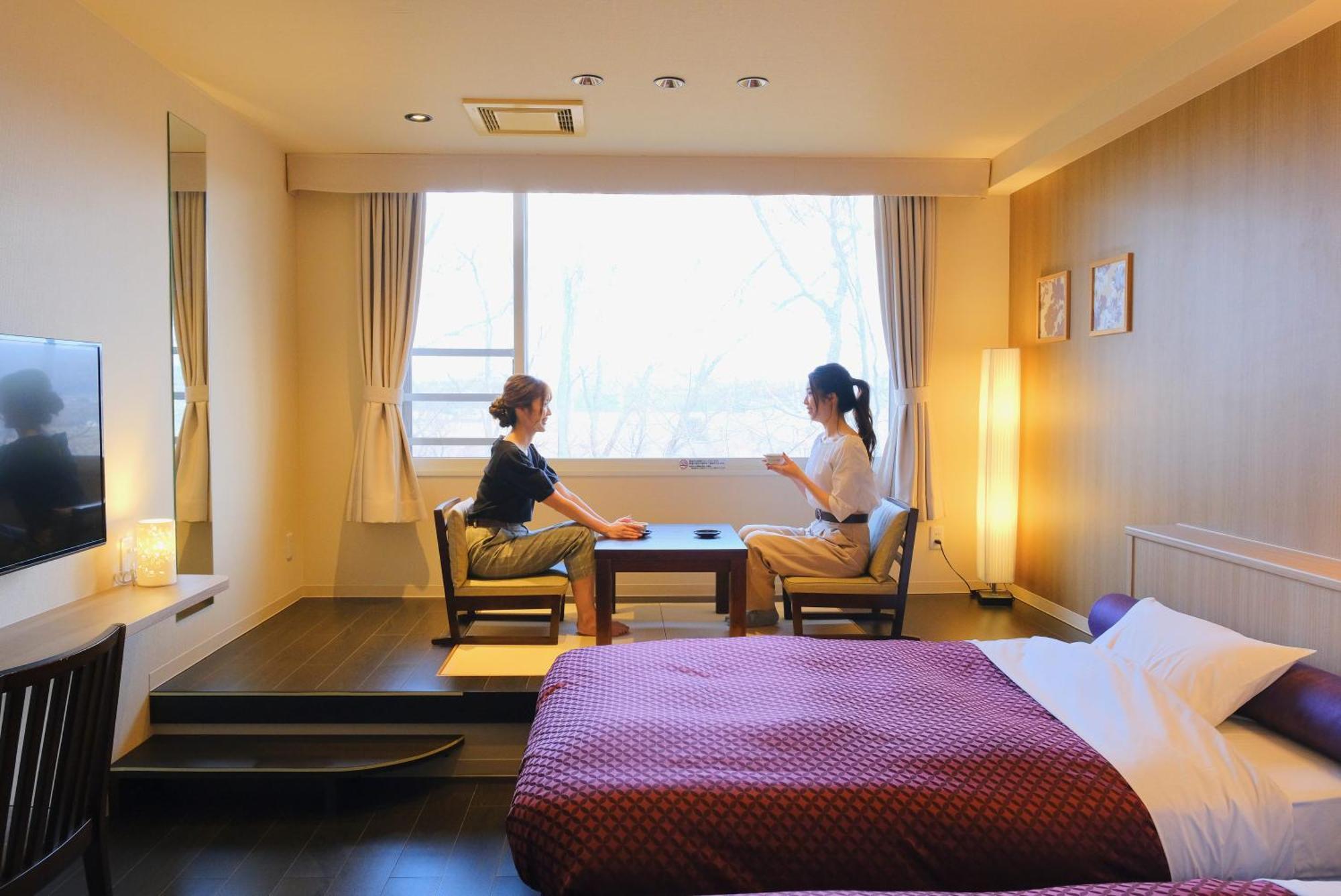 Morinoyu Hotel Hanakagura Asahikawa Exteriér fotografie